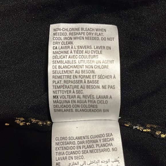 INC Glitter Printed Faux Wrap Dress - Picture 15 of 16